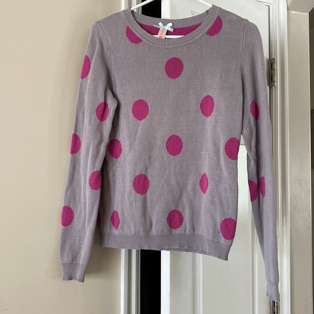 Downeast polka dot sweater